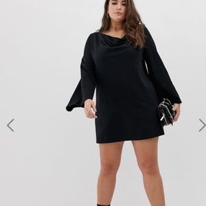 ASOS Black Mini Oversized Dress